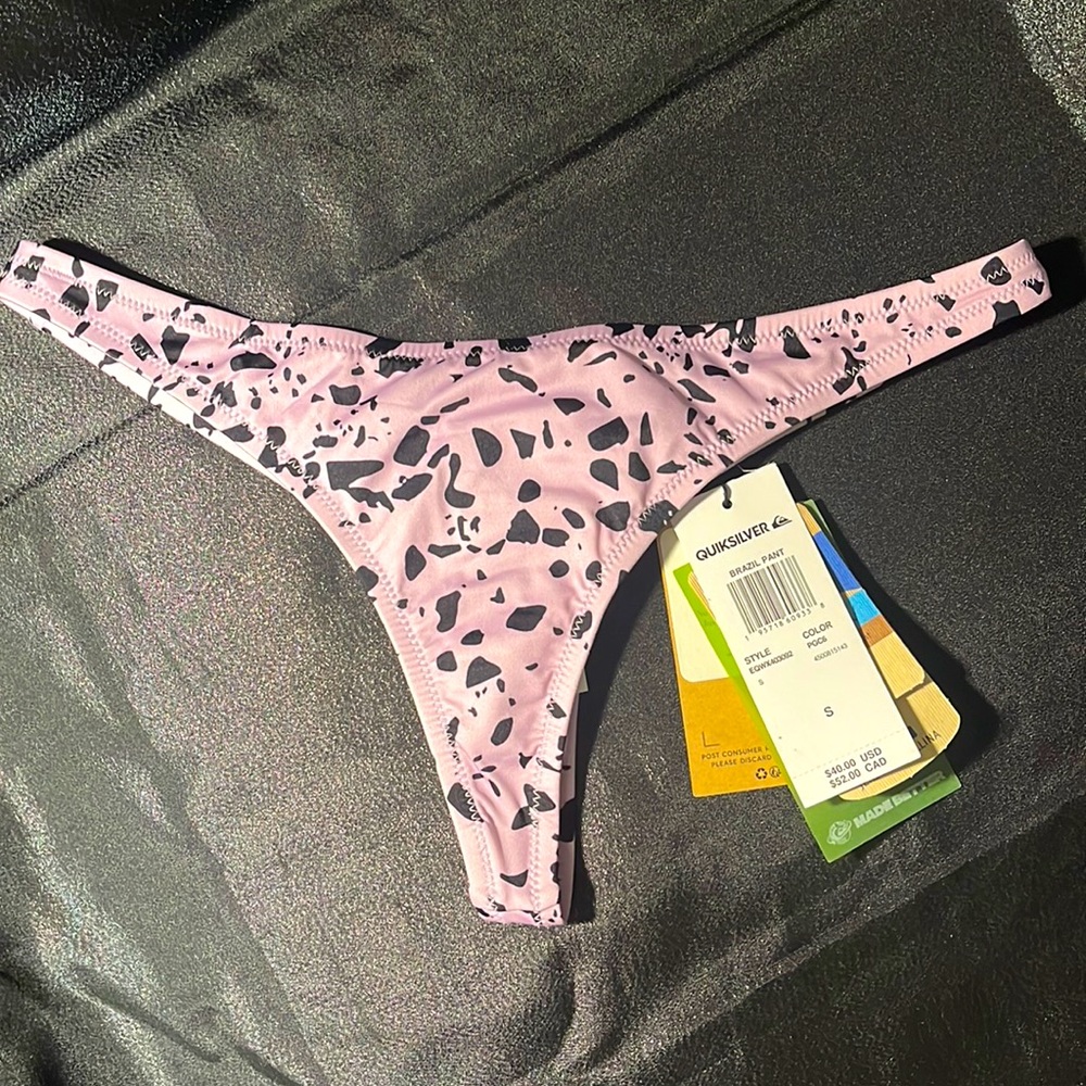 NWT Quiksilver Brazilian Thong Panty